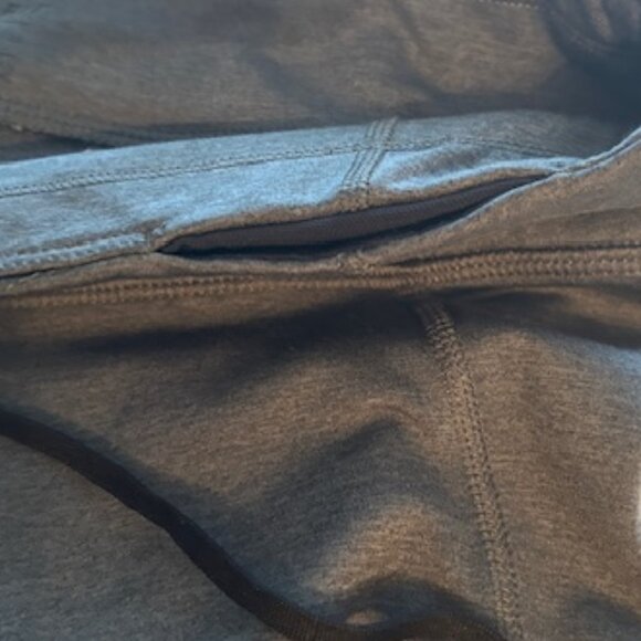 Gently Used Nike DRI FIT Fast pocket running Womens Tights heather/black XL - Picture 12 of 14